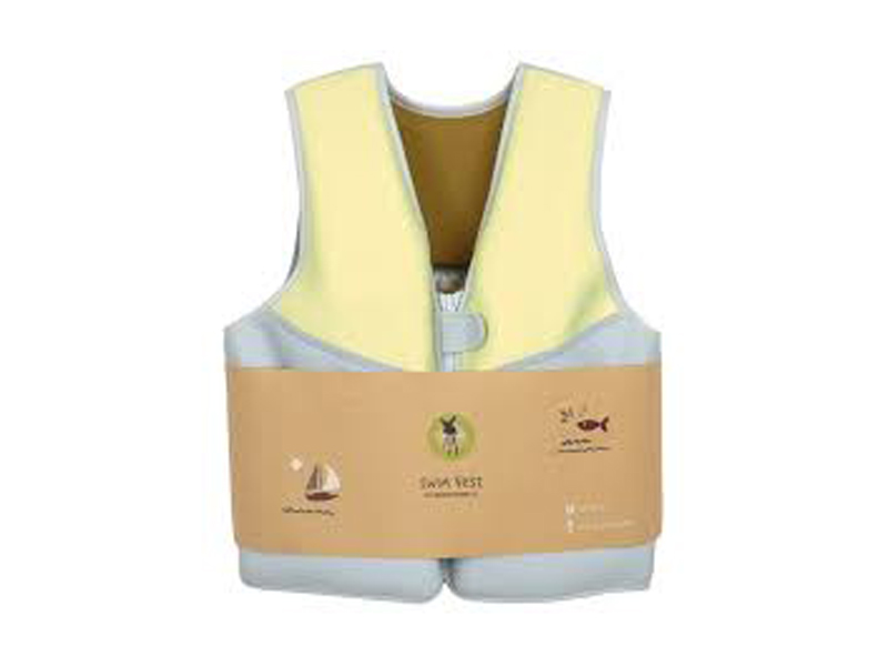 Lassig Zwemvest yellow/bleu 2-6jaar