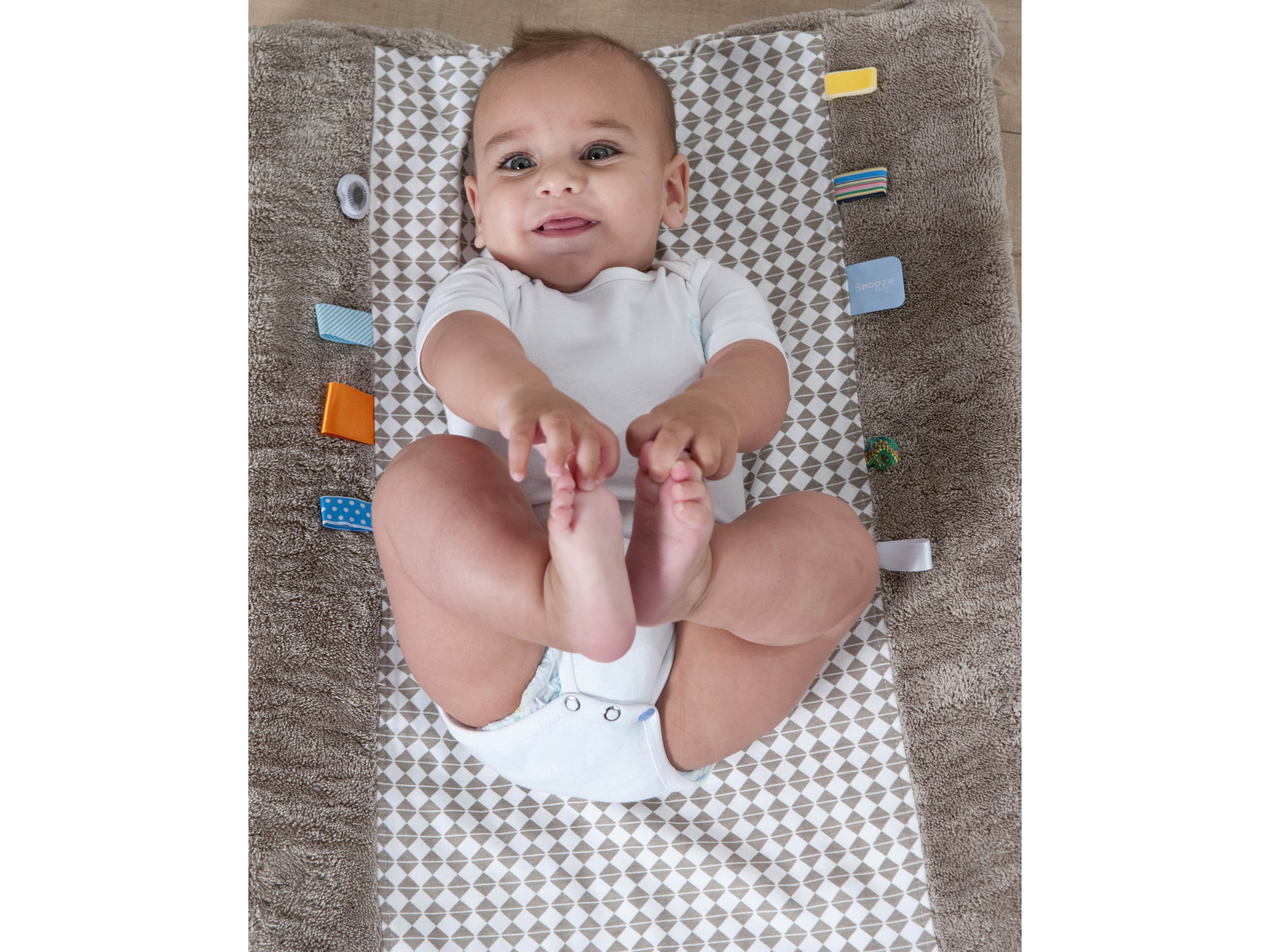 baby Happy verzorgingskussen taupe kopen | Babybinni Webshop