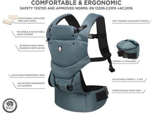 dooky Carrier urban comfort petrol bleu