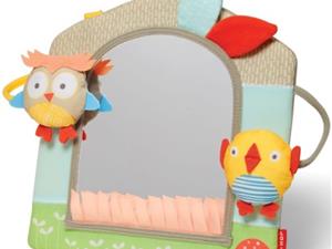 Skip hop Treetop Friends Activity Mirror- Grey/Pastel