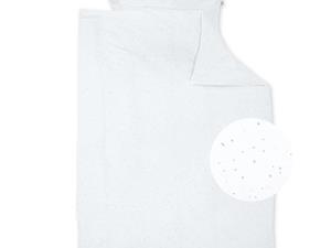 Bemini Dekbedovertrek jersey stars white