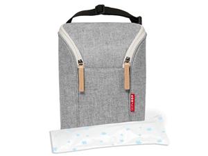 Skip hop flessen tas/ bottle bag grey melange