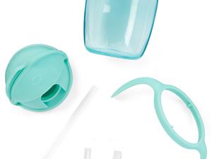 Skip hop Sip-to-Straw Cups-Teal set van 2 bekers