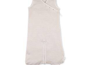 Bemini MAGIC BAG 3-9m streep ecru natuurlijke twin jersey tog 1