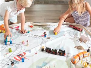 play&go speelmat treinspoor