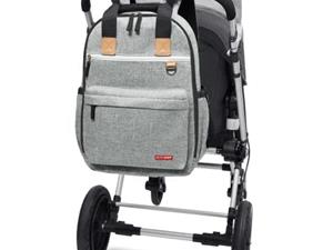 Skip hop Signature Duo Backpack - Grey Melange