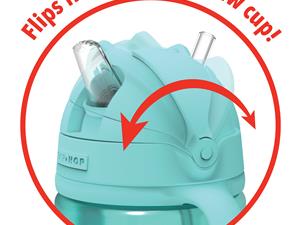 Skip hop Sip-to-Straw Cups-Teal set van 2 bekers