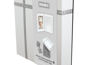 dooky Double frame handprint & luxery memory box