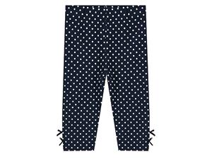 Ducky Beau blauwe legging met bolletjes