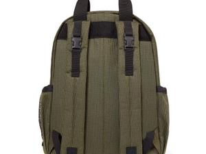 Skip hop Signature Duo Backpack Olive Mini Grid