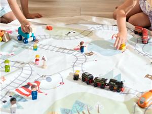 play&go speelmat treinspoor