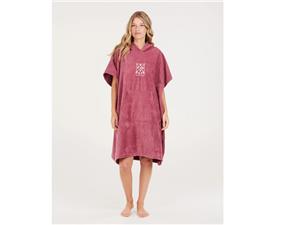 Protest Poncho coral red