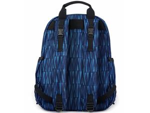 Skip hop duo diaper backpack blue graffiti