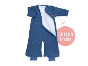 Bemini MAGIC BAG 9-24m sterretjesprint denimblau pady jersey + jersey tog 3